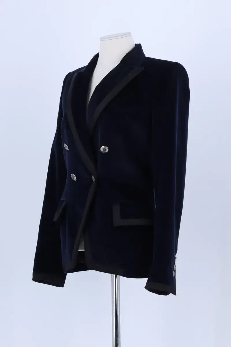 Blazer Barbara Bui Marine en Coton