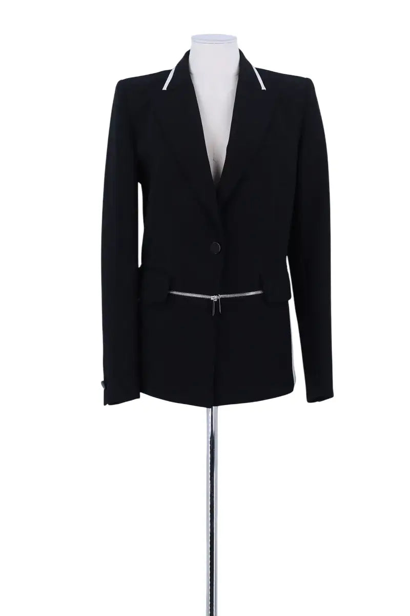 Blazer Barbara Bui Noir en Synthétique, taille M - Seconde Main