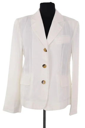 Blazer Ba&Sh Blanc en Lin, taille S - Seconde Main