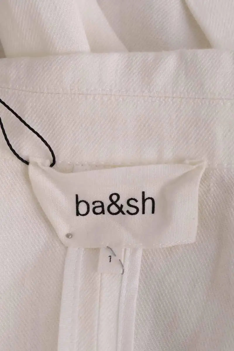 Blazer Ba&Sh Blanc en Lin