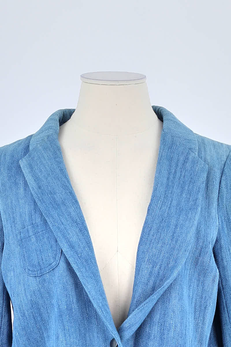 Blazer Bash Bleu en Coton