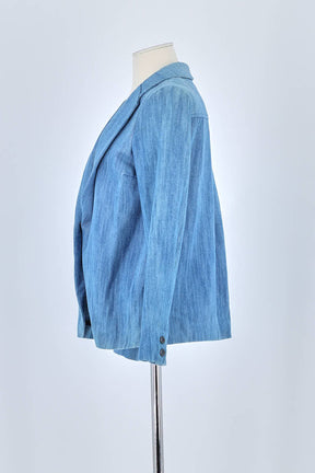 Blazer Bash Bleu en Coton