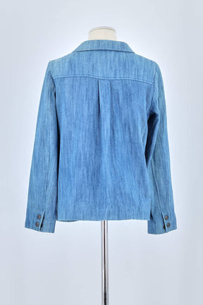 Blazer Bash Bleu en Coton