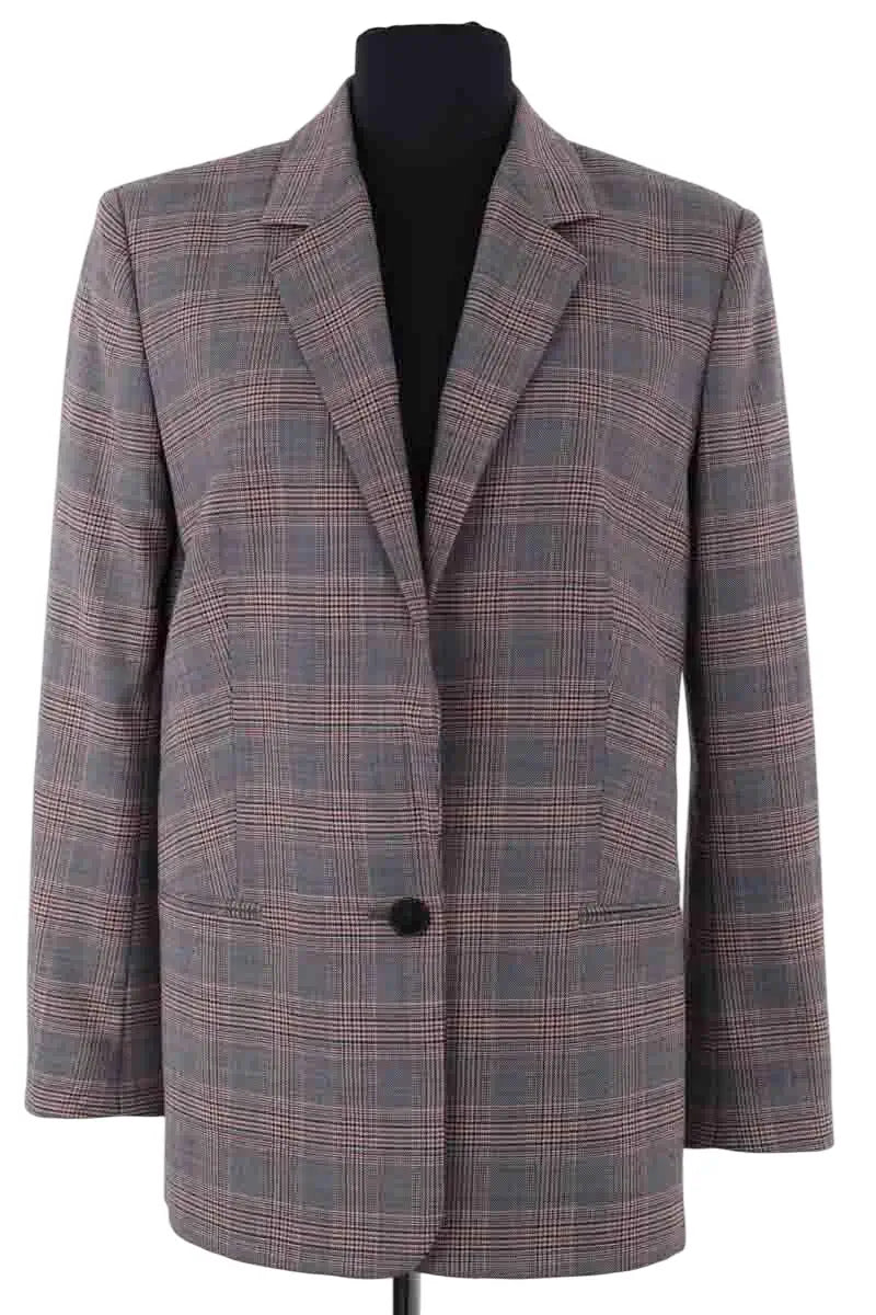 Blazer Ba&Sh Carbone Gris en Synthétique, taille XS - Seconde Main