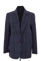 Blazer Ba&Sh Marine en Laine, taille S - Seconde Main