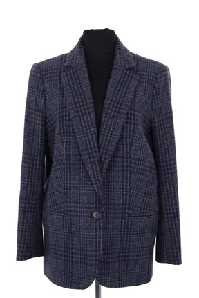 Blazer Ba&Sh Marine en Laine, taille S - Seconde Main