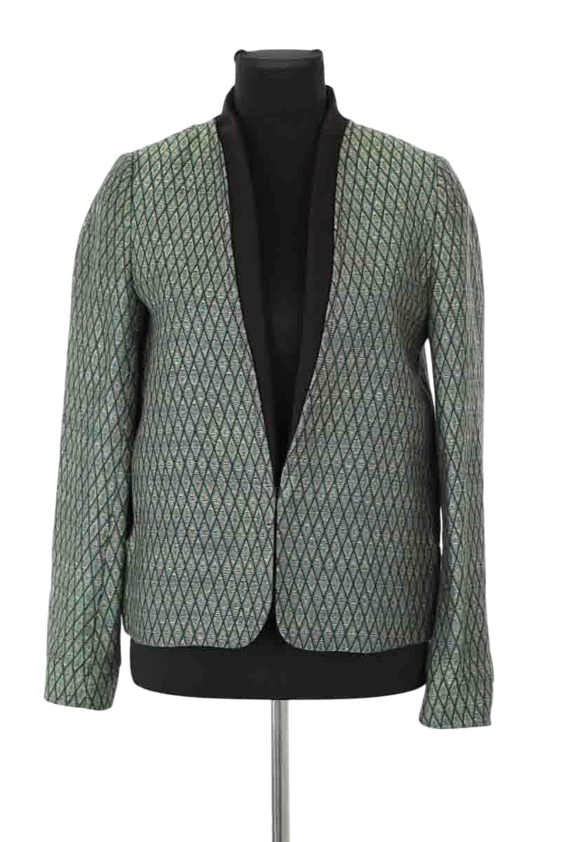 Blazer Bash Vert en Lin, taille S - Seconde Main