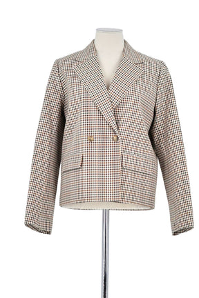 Blazer Bonpoint Beige en Coton, taille XS - Seconde Main