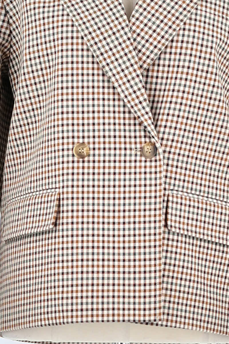 Blazer Bonpoint Beige en Coton