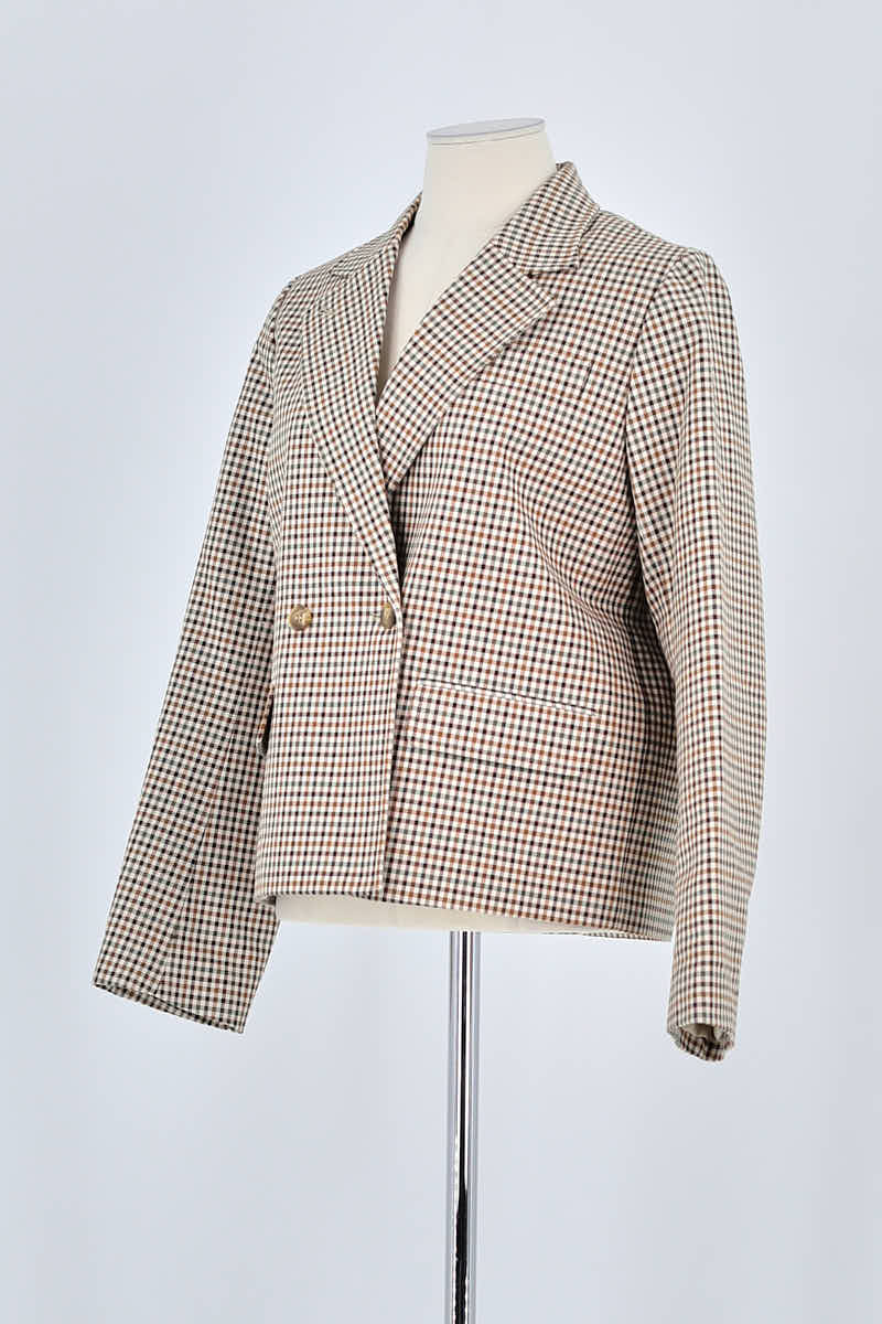Blazer Bonpoint Beige en Coton