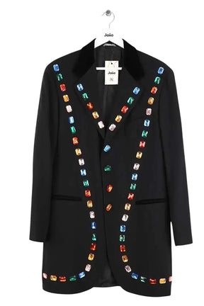 Blazer Byblos Noir en Coton, taille L - Seconde Main