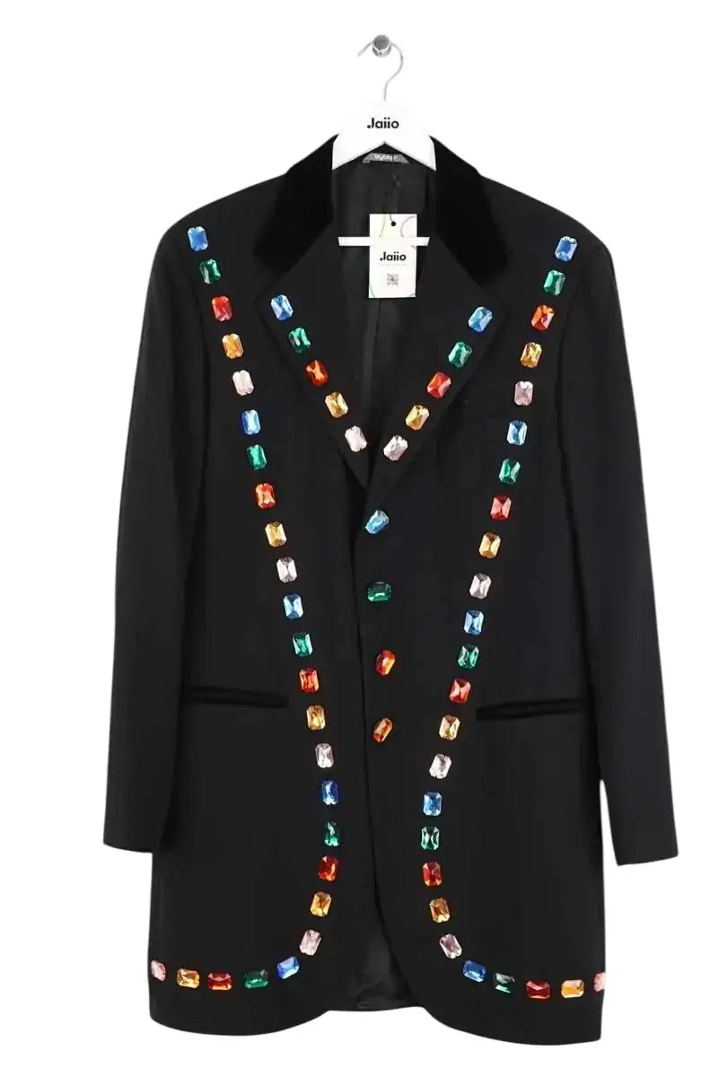 Blazer Byblos Noir en Coton, taille L - Seconde Main