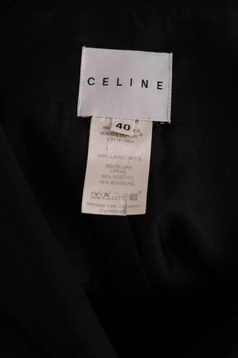 Blazer Celine Noir en Laine