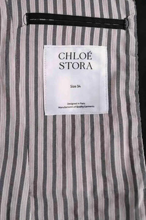 Blazer Chloé Stora Noir en Lin