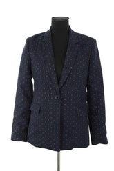 Blazer Claudie Pierlot Bleu en Polyester, taille L - Seconde Main