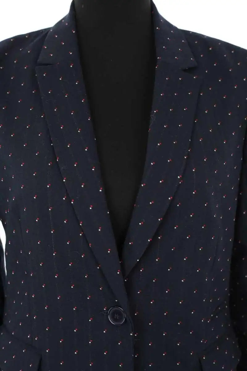 Blazer Claudie Pierlot Bleu en Polyester