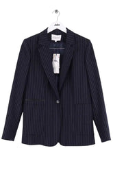 Blazer Claudie Pierlot Marine en Synthétique, taille L - Seconde Main