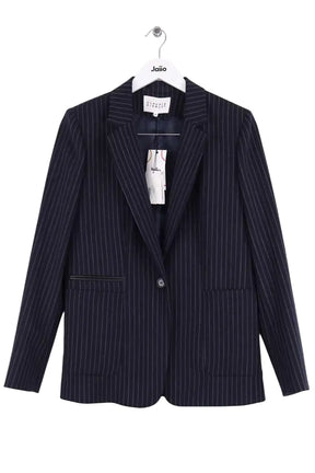 Blazer Claudie Pierlot Marine en Synthétique, taille L - Seconde Main
