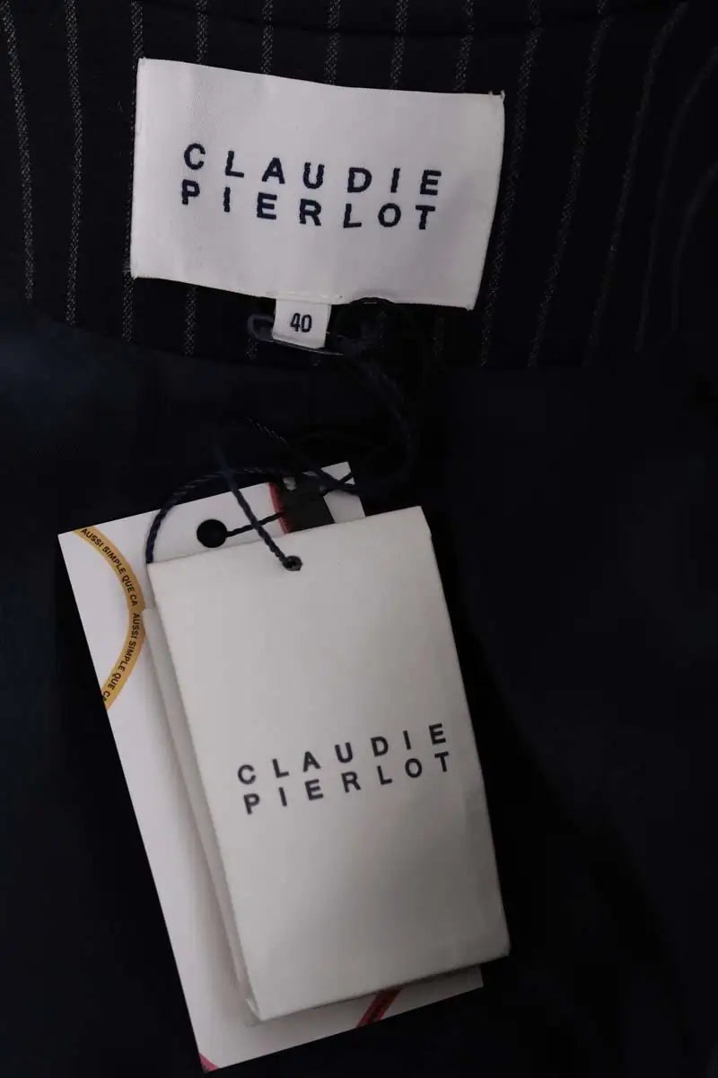 Blazer Claudie Pierlot Marine en Synthétique