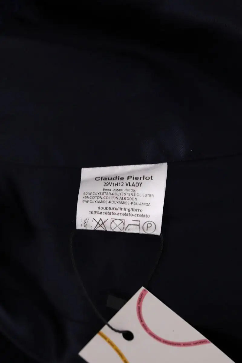 Blazer Claudie Pierlot Marine en Synthétique