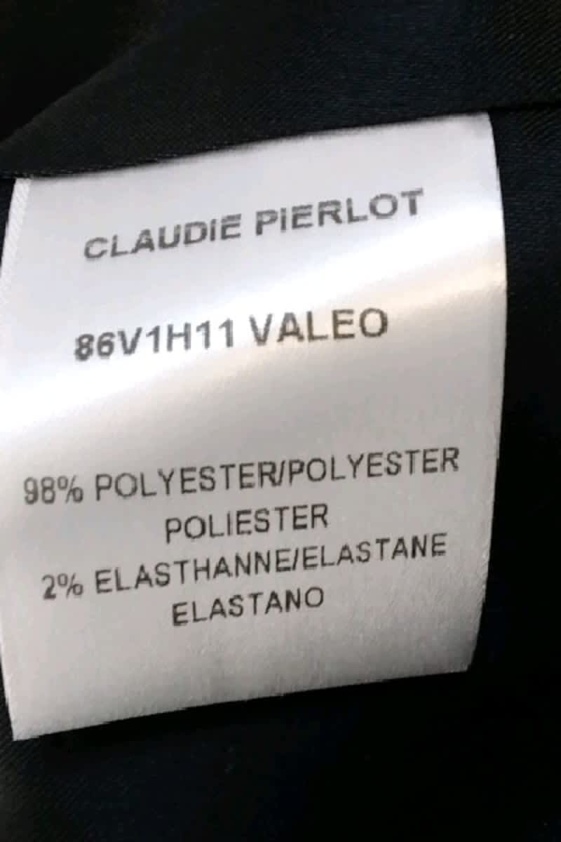 Blazer Claudie Pierlot Noir en Polyester