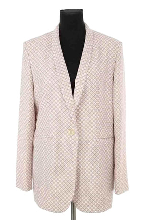 Blazer Claudie Pierlot Rose en Polyester, taille XL - Seconde Main