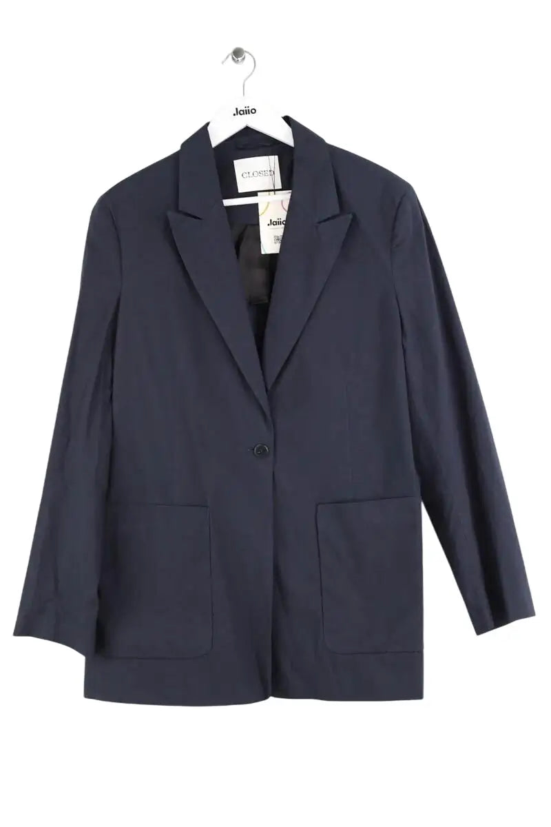 Blazer Closed Bleu en Coton, taille L - Seconde Main