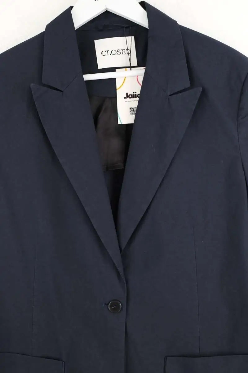 Blazer Closed Bleu en Coton