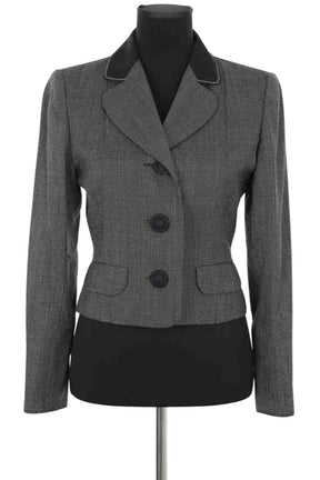 Blazer Dior Noir en Laine, taille M - Seconde Main