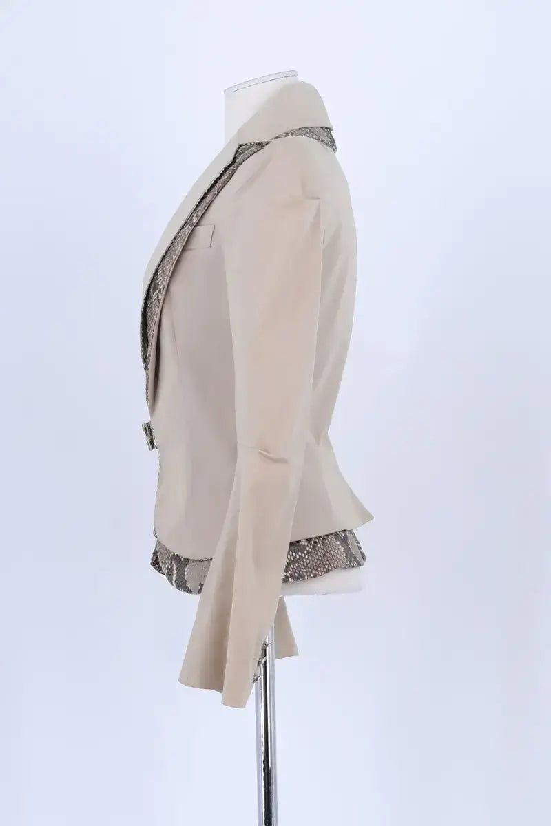 Blazer Dolce & Gabbana Beige en Coton
