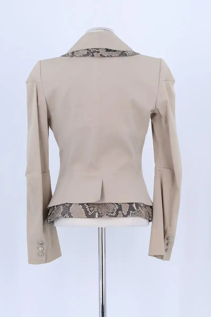 Blazer Dolce & Gabbana Beige en Coton