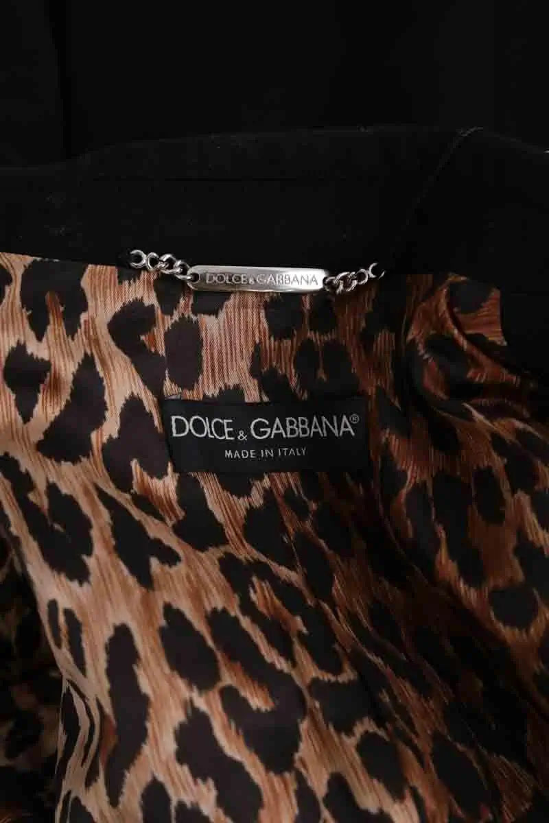 Blazer Dolce & Gabbana Noir en Laine