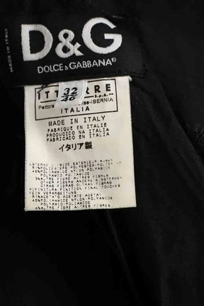 Blazer Dolce & Gabbana Noir en Polyester