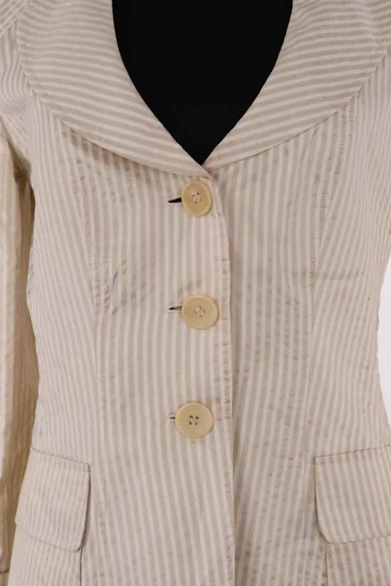 Blazer Emporio Armani Beige en Soie