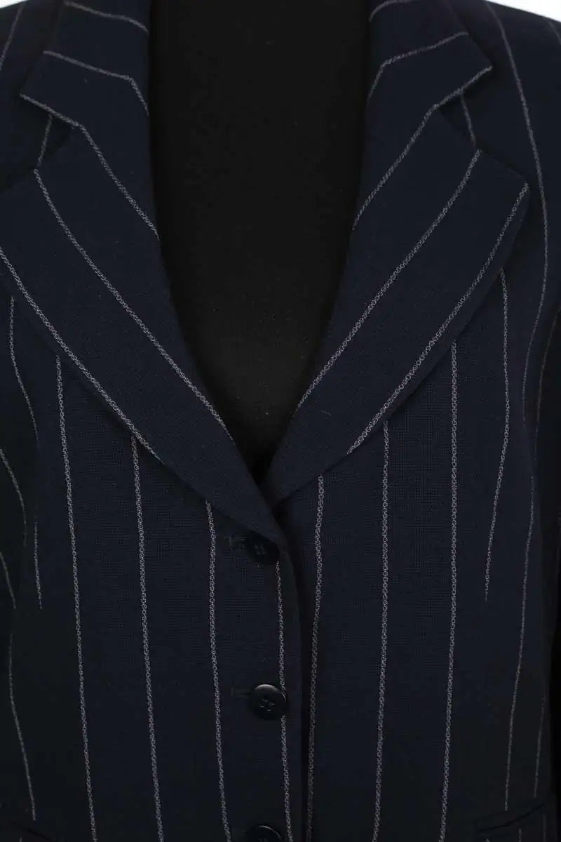 Blazer Emporio Armani Bleu en Viscose