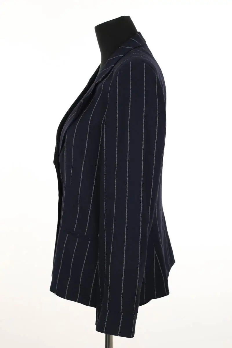 Blazer Emporio Armani Bleu en Viscose