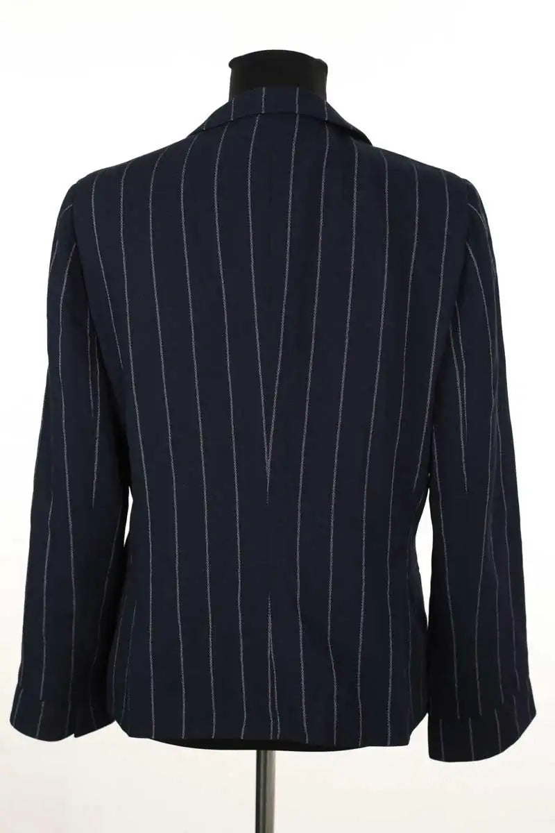 Blazer Emporio Armani Bleu en Viscose