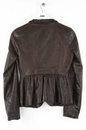 Blazer Emporio Armani Marron en Cuir