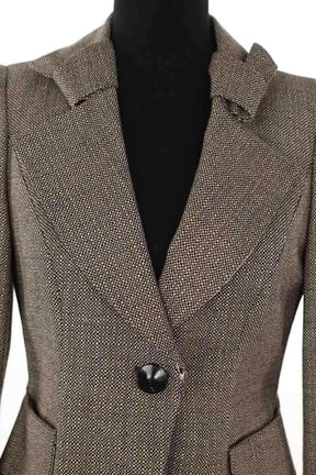Blazer Emporio Armani Marron en Laine