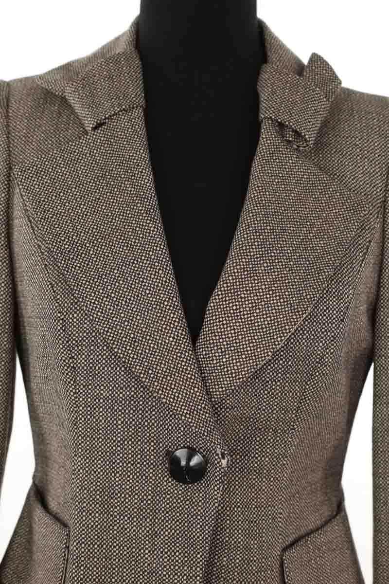 Blazer Emporio Armani Marron en Laine