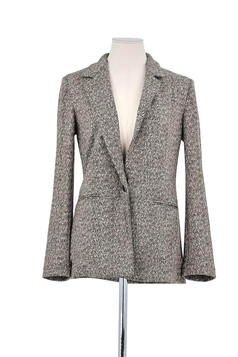 Blazer Falconeri Marron en Coton, taille S - Seconde Main