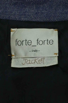 Blazer Forte_Forte Bleu en Lin
