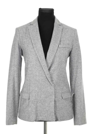Blazer Forte_Forte Gris en Laine, taille S - Seconde Main