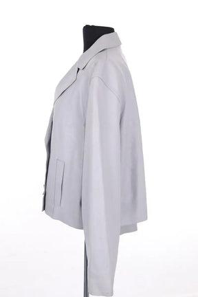 Blazer Gerard Darel Gris en Cuir