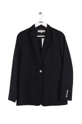 Blazer Gerard Darel Marine en Coton, taille S - Seconde Main
