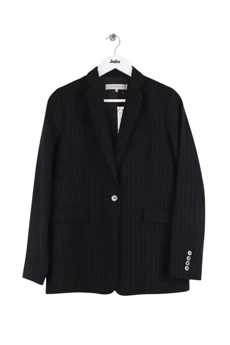 Blazer Gerard Darel Marine en Coton, taille S - Seconde Main