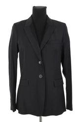 Blazer Gerard Darel Noir en Laine, taille S - Seconde Main