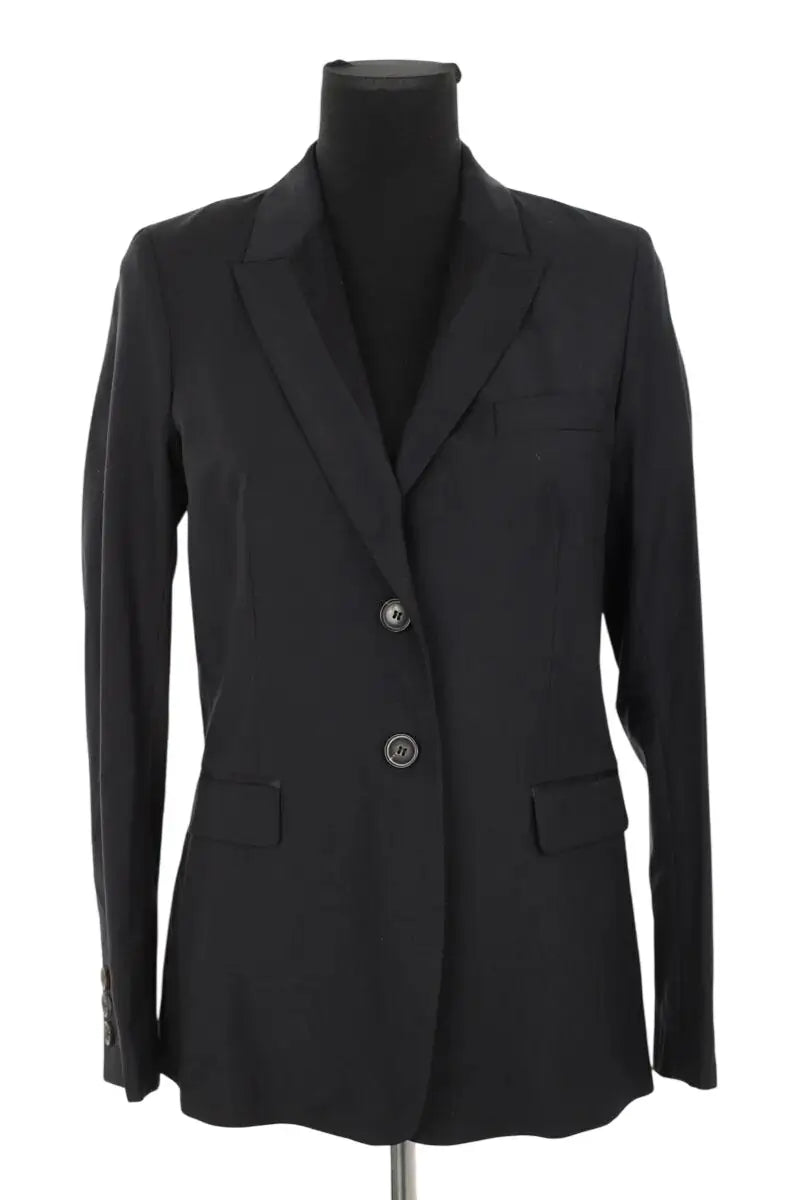 Blazer Gerard Darel Noir en Laine, taille S - Seconde Main