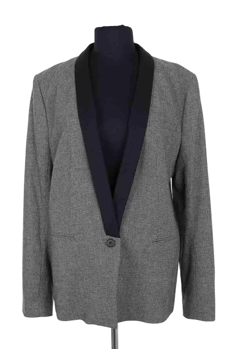 Blazer Gerard Darel Noir en Laine, taille XXL - Seconde Main