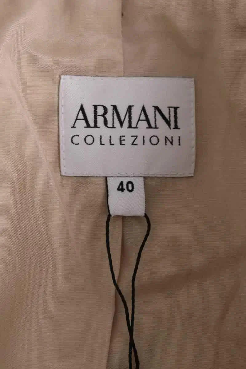 Blazer Giorgio Armani Beige en Lin